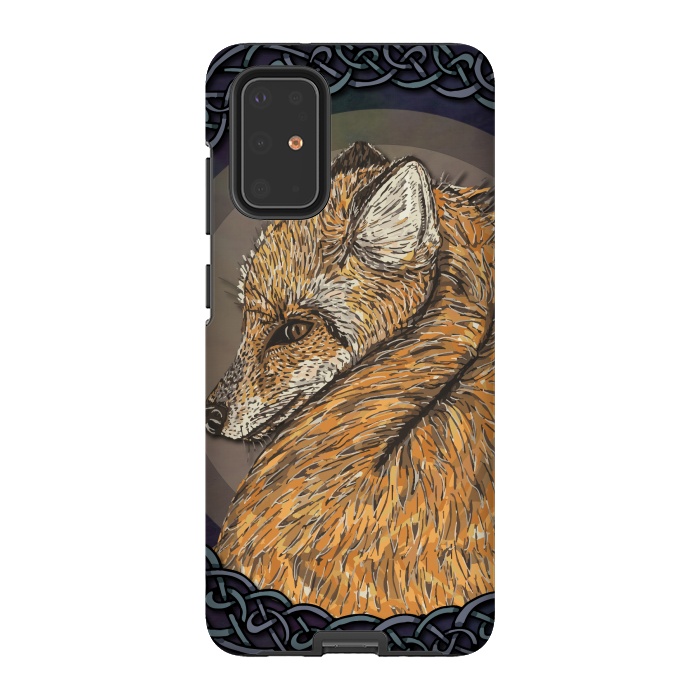 Galaxy S20 Plus StrongFit Celtic Fox by Lotti Brown