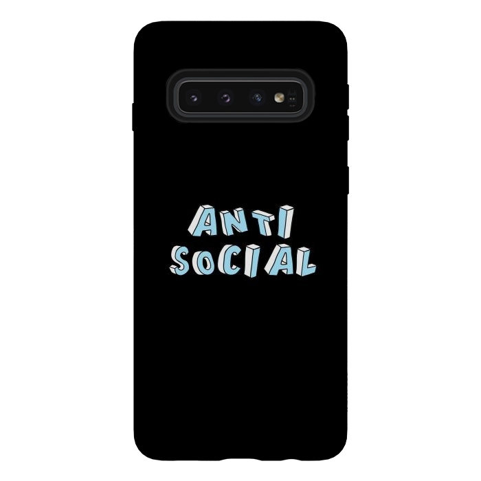 Galaxy S10 StrongFit Antisocial  by Winston