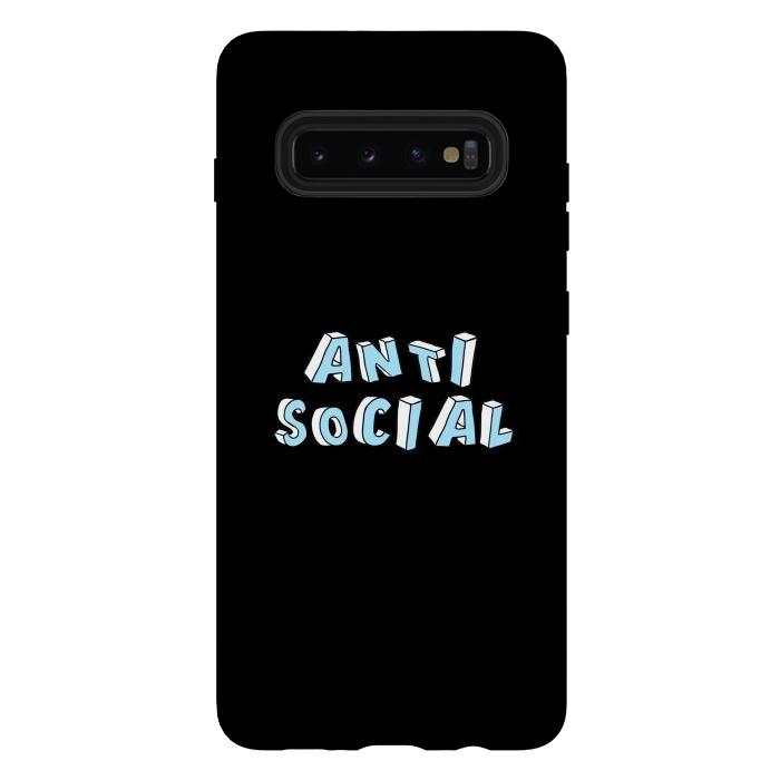 Galaxy S10 plus StrongFit Antisocial  by Winston