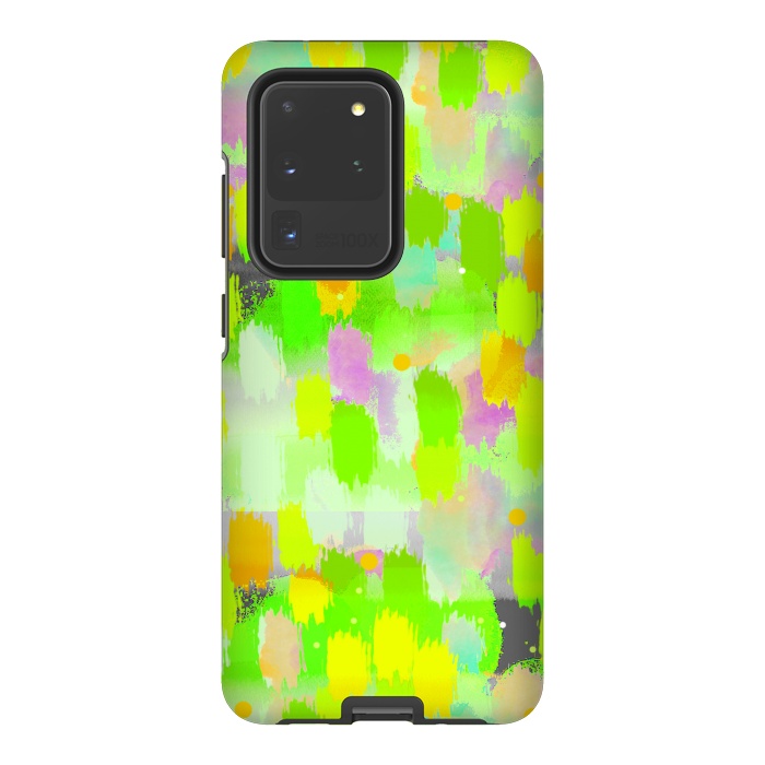 Galaxy S20 Ultra StrongFit Yellow abstract  by Josie