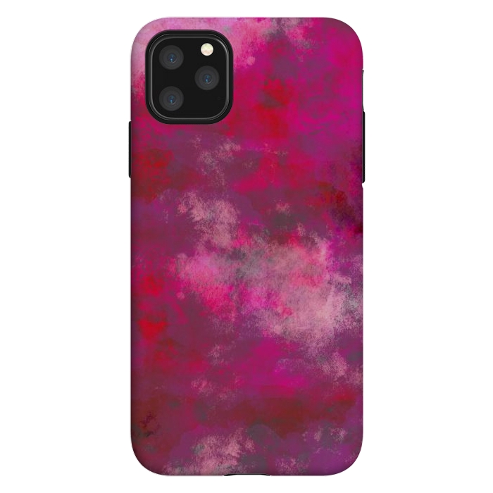 iPhone 11 Pro Max StrongFit Pink abstract watercolor by Josie