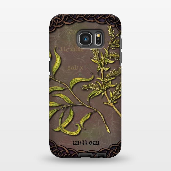 Galaxy S7 EDGE StrongFit Celtic Willow by Lotti Brown