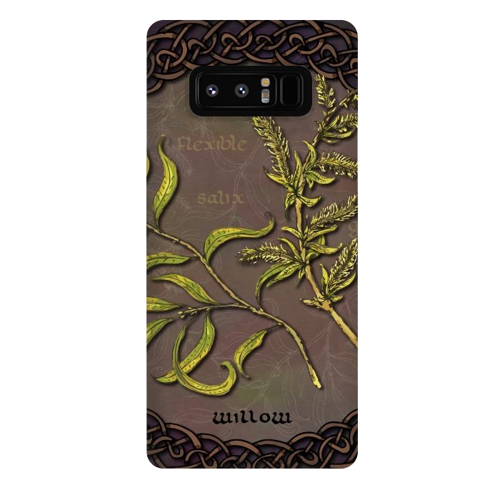 Galaxy Note 8 StrongFit Celtic Willow by Lotti Brown