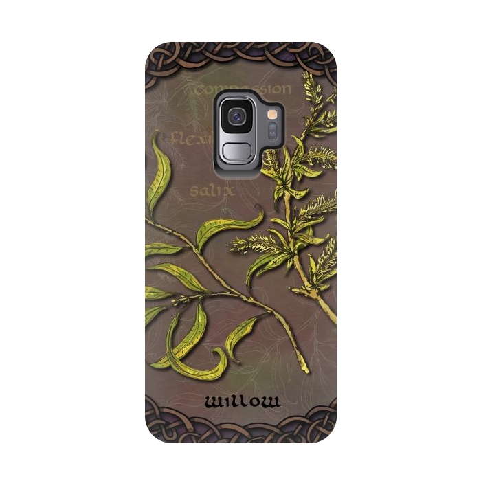 Galaxy S9 StrongFit Celtic Willow by Lotti Brown