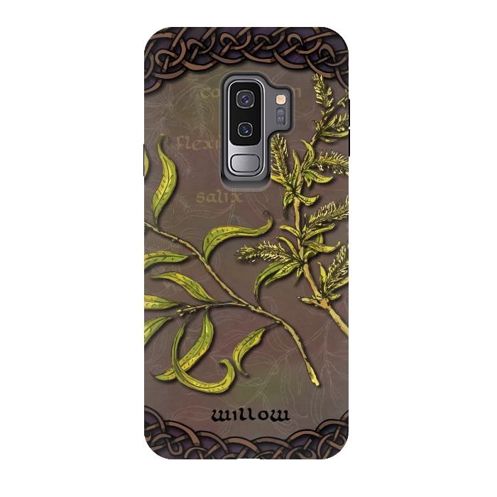 Galaxy S9 plus StrongFit Celtic Willow by Lotti Brown