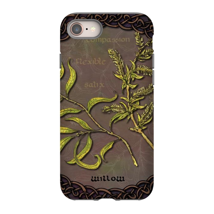 iPhone 8 StrongFit Celtic Willow by Lotti Brown