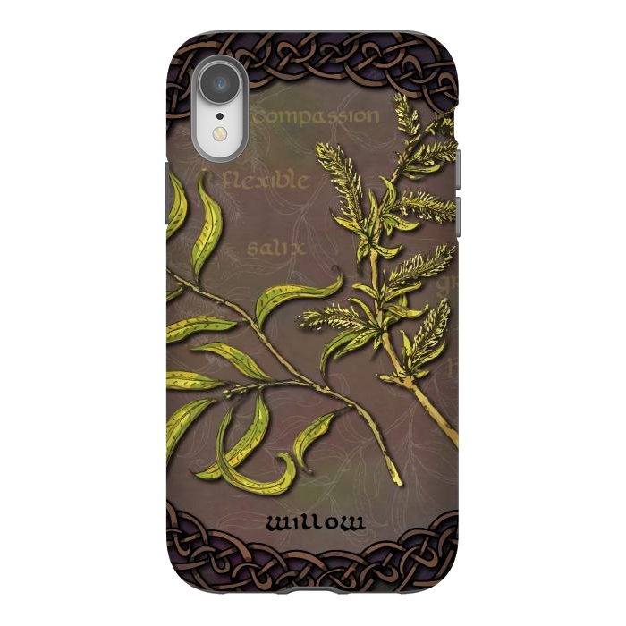 iPhone Xr StrongFit Celtic Willow by Lotti Brown