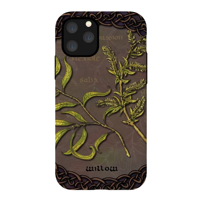 iPhone 11 Pro StrongFit Celtic Willow by Lotti Brown