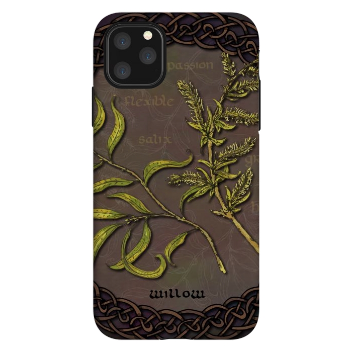 iPhone 11 Pro Max StrongFit Celtic Willow by Lotti Brown