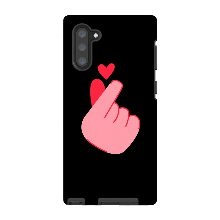 Galaxy Note 10 StrongFit cute little heart by MALLIKA
