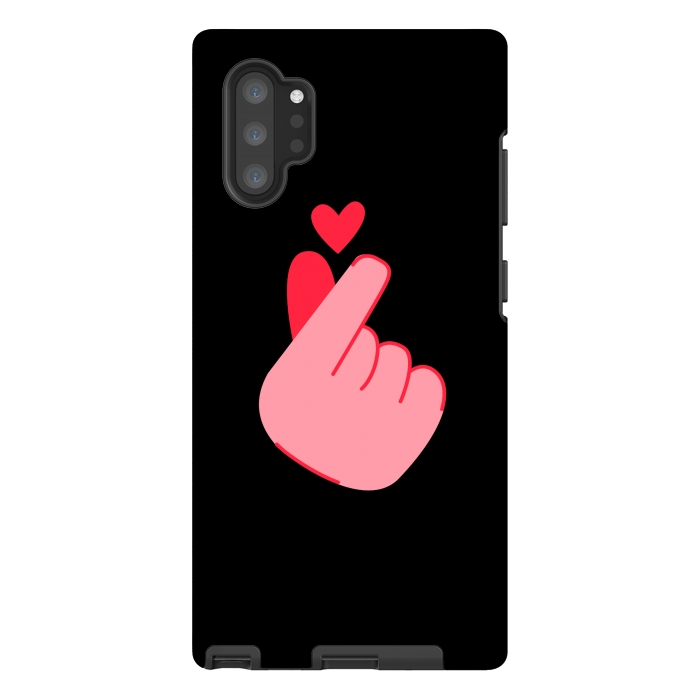 Galaxy Note 10 plus StrongFit cute little heart by MALLIKA