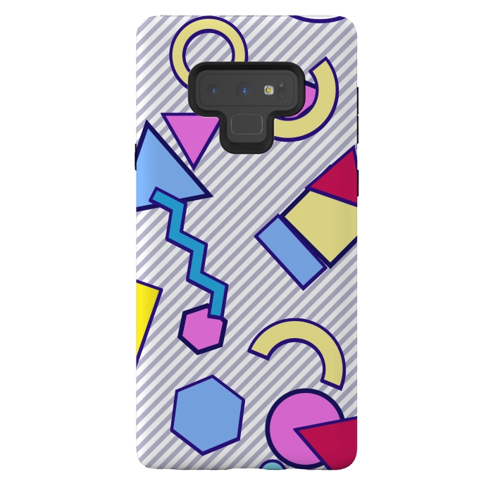 Galaxy Note 9 StrongFit shapes graffitii pattern by MALLIKA