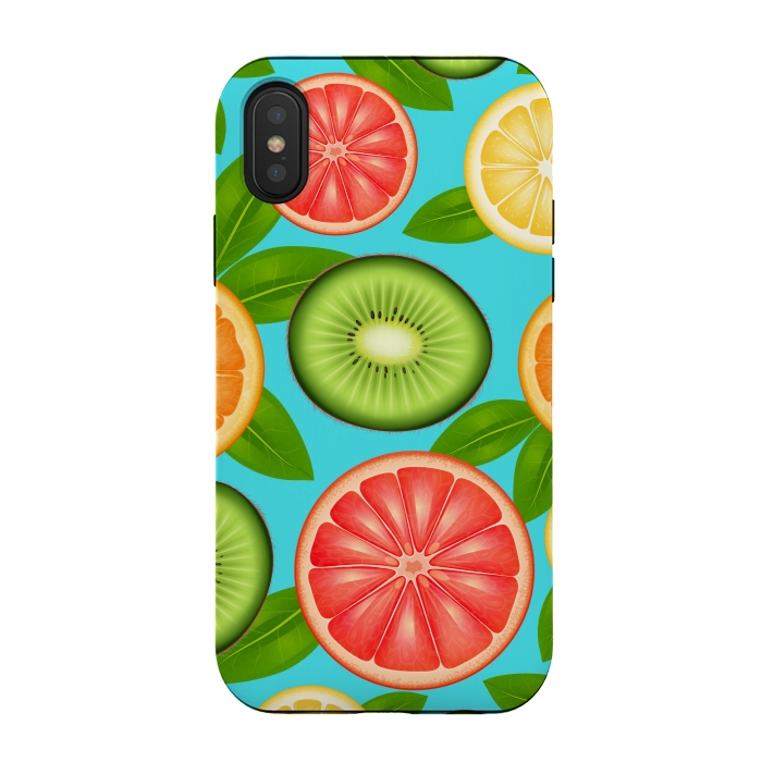 iPhone Xs / X StrongFit fruits love summer by MALLIKA