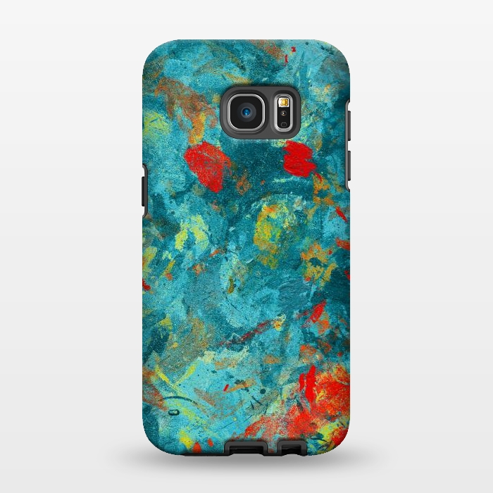 Galaxy S7 EDGE StrongFit River flowers by Steve Wade (Swade)