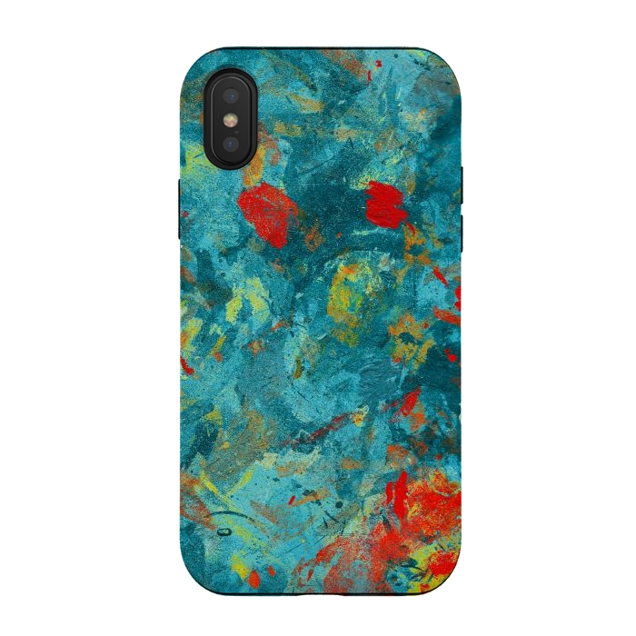 iPhone Xs / X StrongFit River flowers by Steve Wade (Swade)