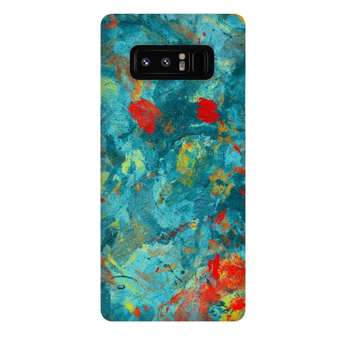 Galaxy Note 8 StrongFit River flowers by Steve Wade (Swade)