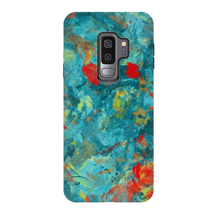 Galaxy S9 plus StrongFit River flowers by Steve Wade (Swade)