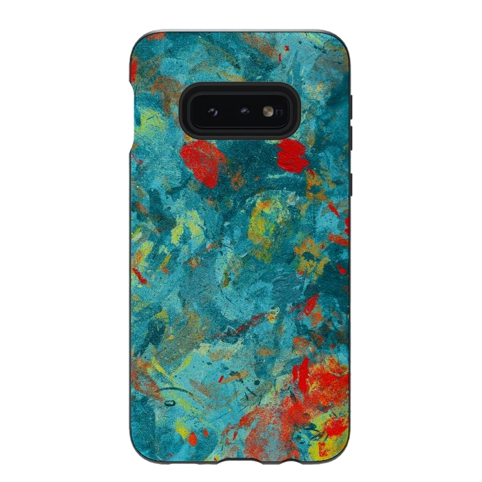 Galaxy S10e StrongFit River flowers by Steve Wade (Swade)