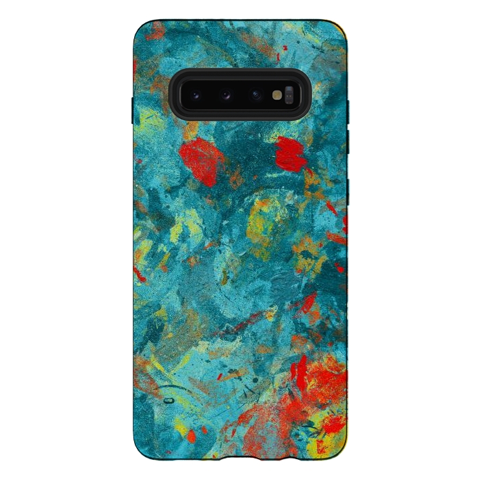 Galaxy S10 plus StrongFit River flowers by Steve Wade (Swade)