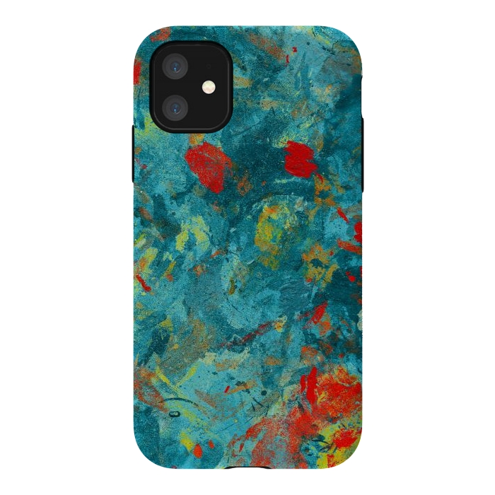 iPhone 11 StrongFit River flowers by Steve Wade (Swade)