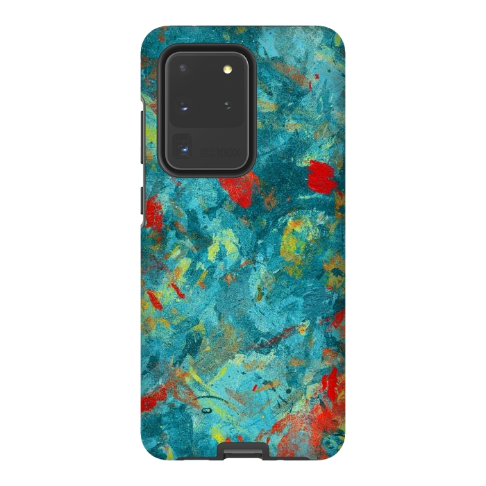 Galaxy S20 Ultra StrongFit River flowers by Steve Wade (Swade)