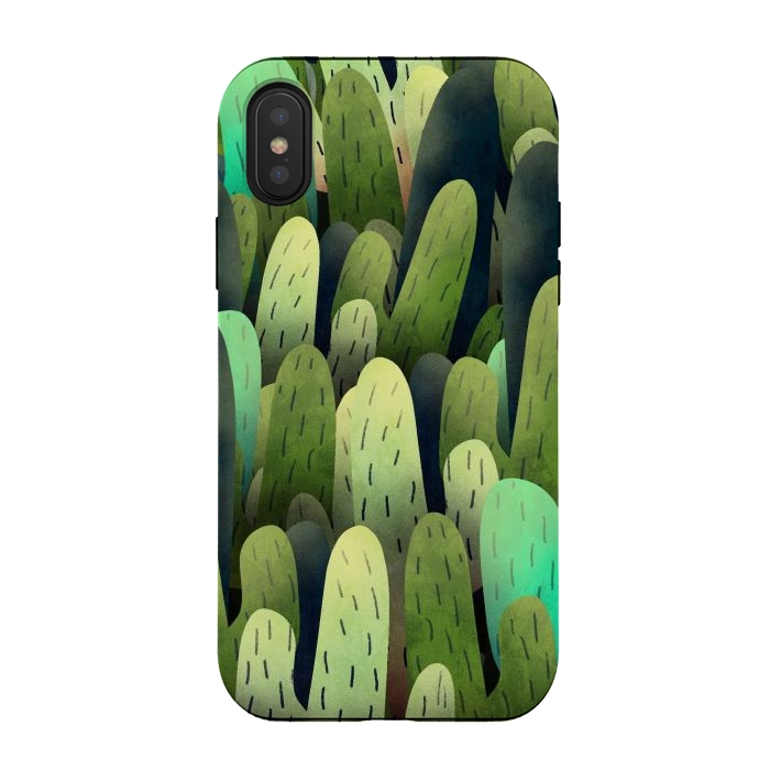 iPhone Xs / X StrongFit The cactus fields  by Steve Wade (Swade)