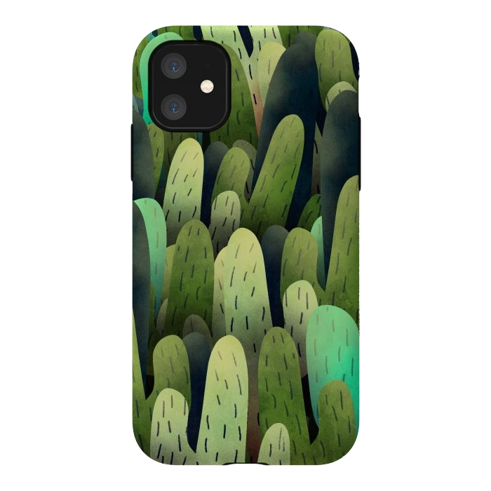 iPhone 11 StrongFit The cactus fields  by Steve Wade (Swade)