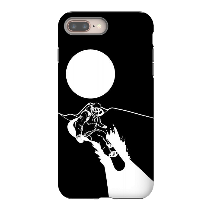 iPhone 7 plus StrongFit The snowboarder by Steve Wade (Swade)