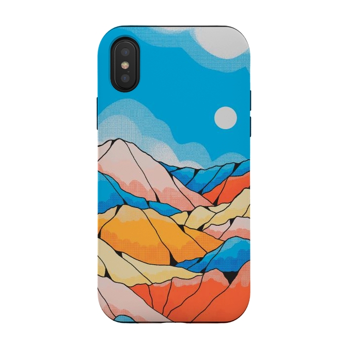 iPhone Xs / X StrongFit The spring hill peaks by Steve Wade (Swade)