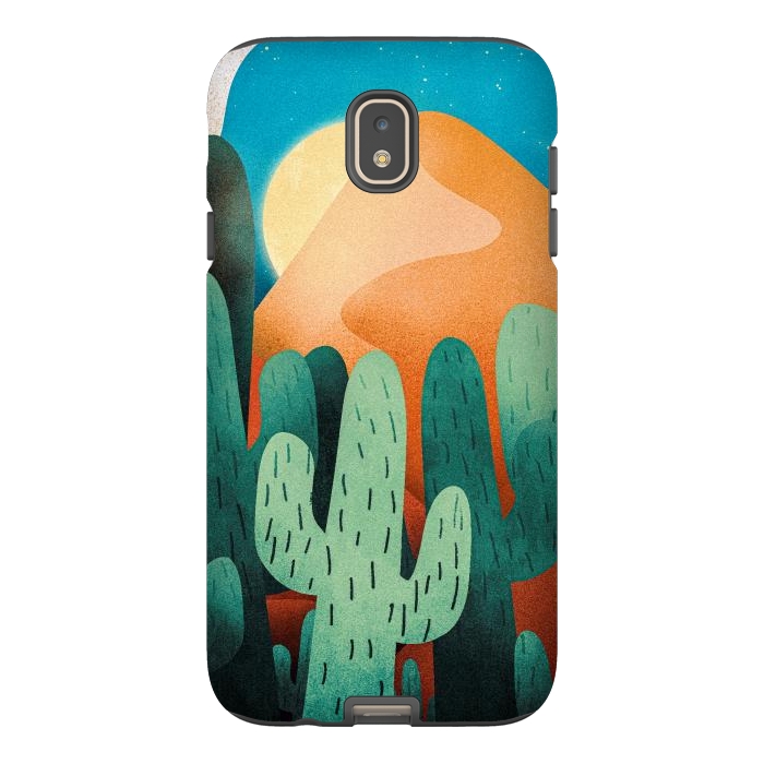 Galaxy J7 StrongFit Sand cactus mountains by Steve Wade (Swade)