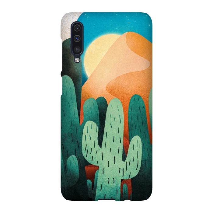 Galaxy A50 SlimFit Sand cactus mountains by Steve Wade (Swade)