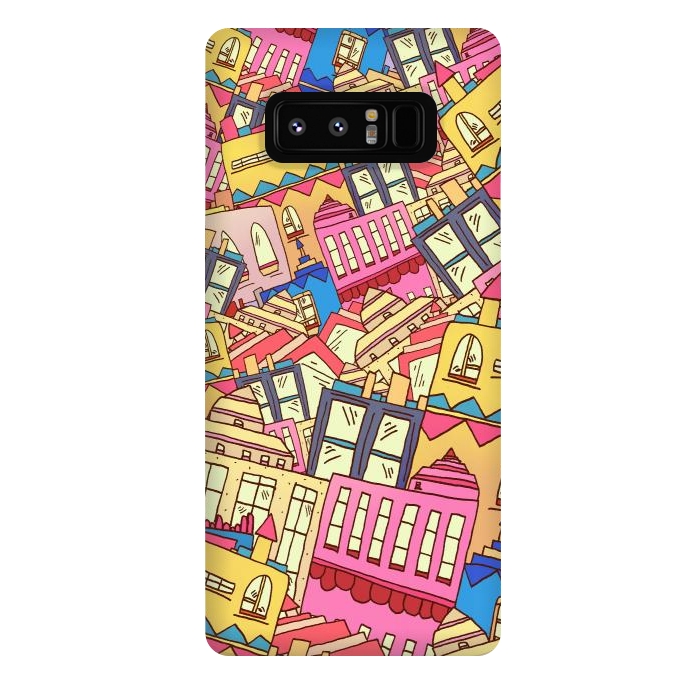 Galaxy Note 8 StrongFit A city of many buildings  by Steve Wade (Swade)