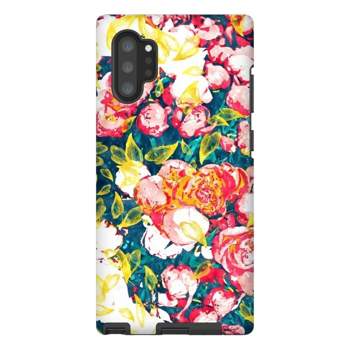 Galaxy Note 10 plus StrongFit Nature Smiles in Flowers by Uma Prabhakar Gokhale