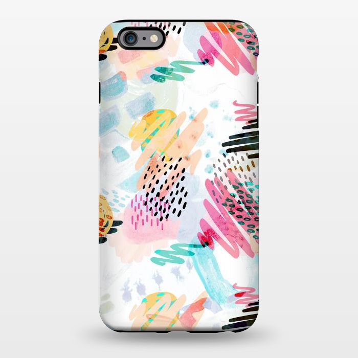 iPhone 6/6s plus StrongFit Fun colorful summer doodles by Oana 