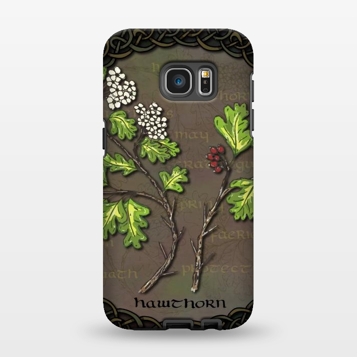 Galaxy S7 EDGE StrongFit Celtic Hawthorn by Lotti Brown