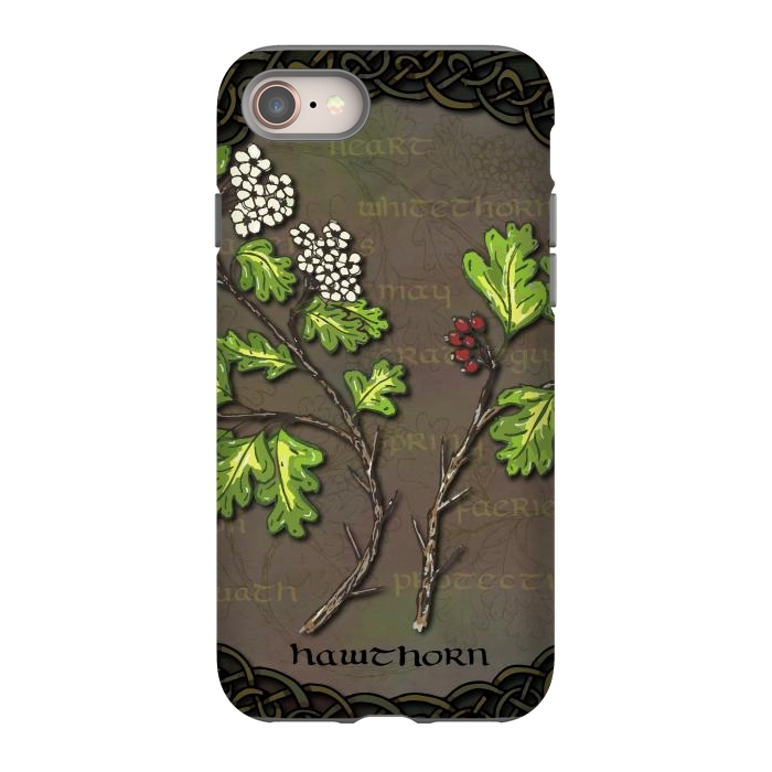 iPhone 8 StrongFit Celtic Hawthorn by Lotti Brown