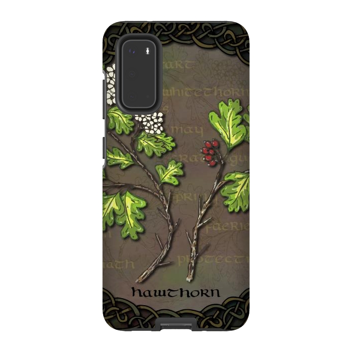 Galaxy S20 StrongFit Celtic Hawthorn by Lotti Brown