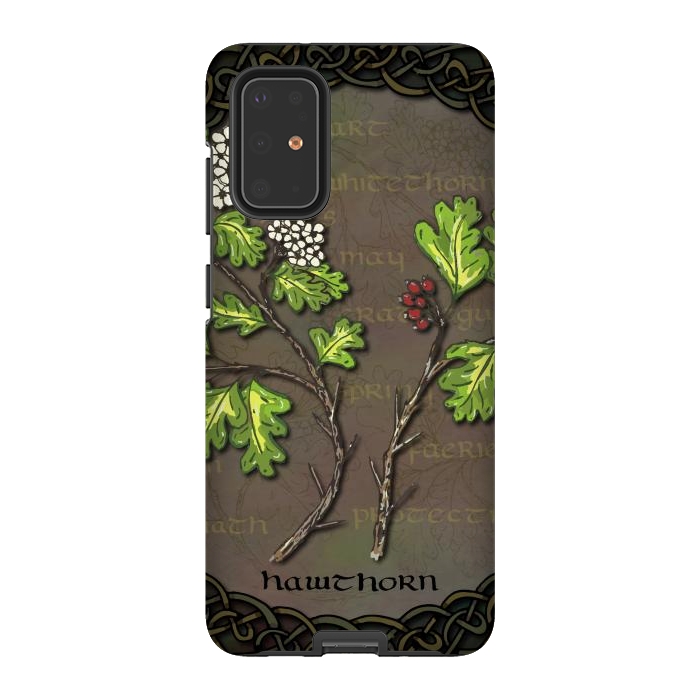 Galaxy S20 Plus StrongFit Celtic Hawthorn by Lotti Brown