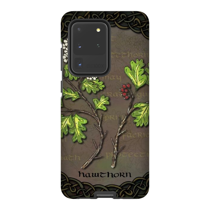 Galaxy S20 Ultra StrongFit Celtic Hawthorn by Lotti Brown