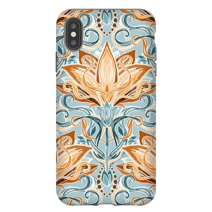 iPhone Xs Max StrongFit Autumn Afternoon Art Nouveau  by Micklyn Le Feuvre