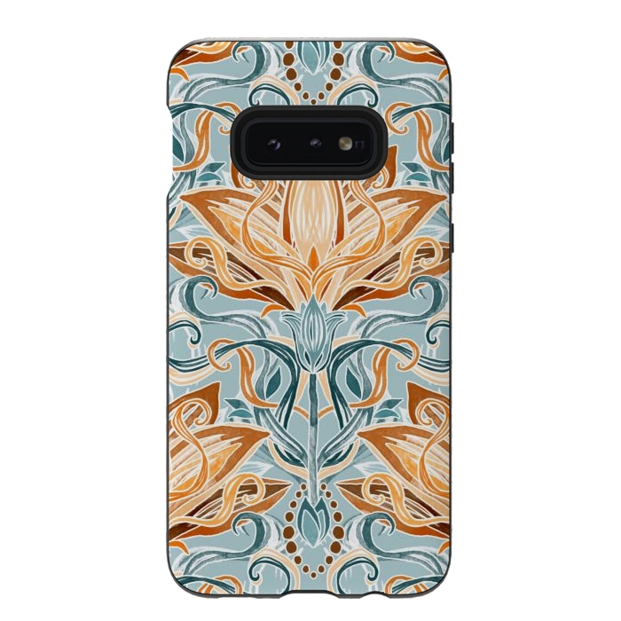 Galaxy S10e StrongFit Autumn Afternoon Art Nouveau  by Micklyn Le Feuvre