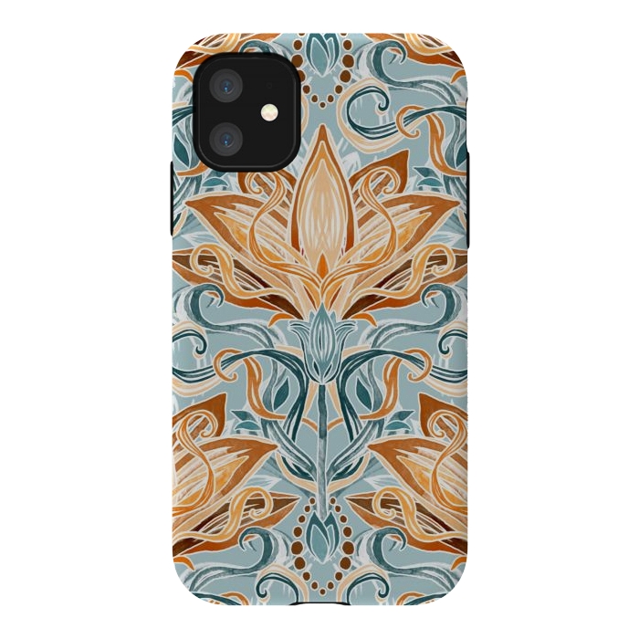 iPhone 11 StrongFit Autumn Afternoon Art Nouveau  by Micklyn Le Feuvre