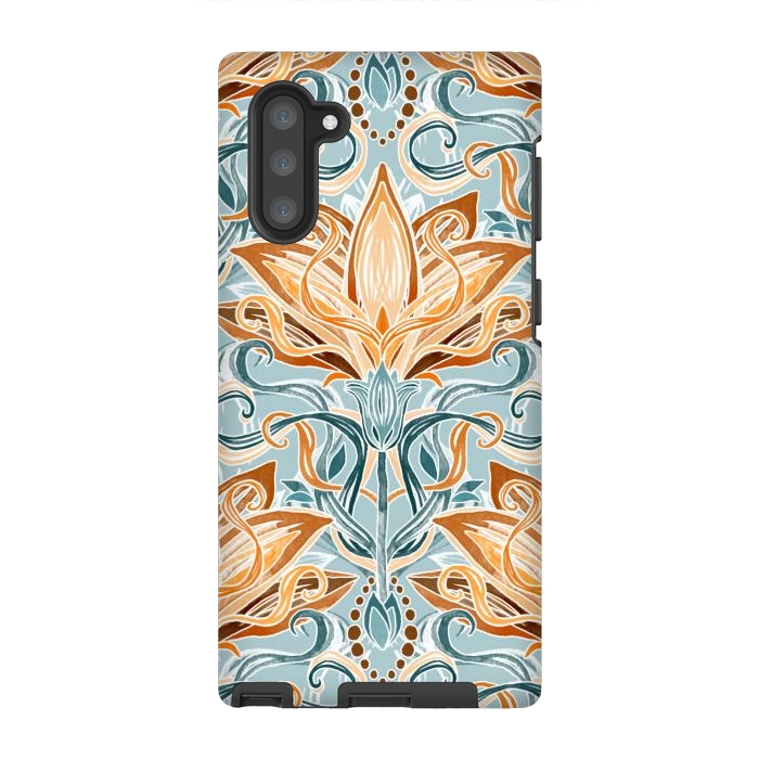 Galaxy Note 10 StrongFit Autumn Afternoon Art Nouveau  by Micklyn Le Feuvre
