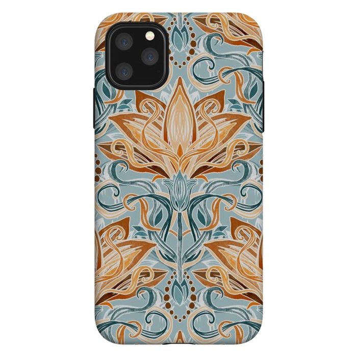 iPhone 11 Pro Max StrongFit Autumn Afternoon Art Nouveau  by Micklyn Le Feuvre