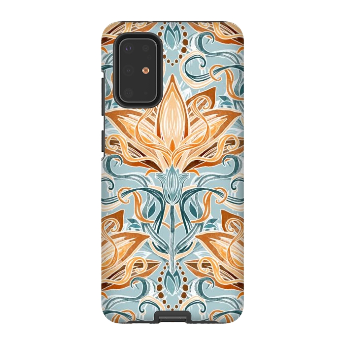 Galaxy S20 Plus StrongFit Autumn Afternoon Art Nouveau  by Micklyn Le Feuvre