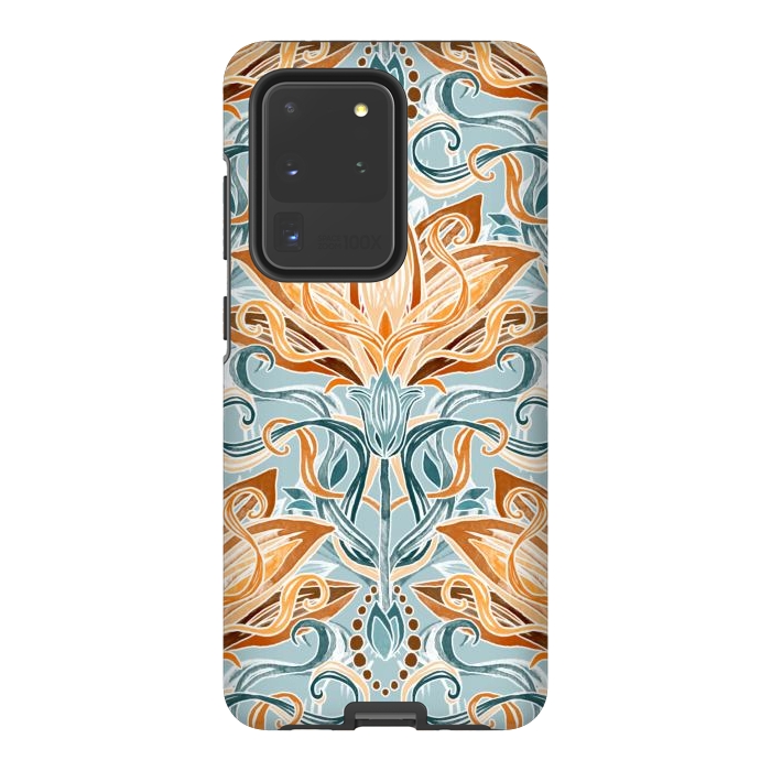 Galaxy S20 Ultra StrongFit Autumn Afternoon Art Nouveau  by Micklyn Le Feuvre