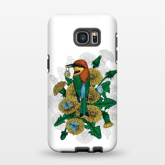 Galaxy S7 EDGE StrongFit The bee eater with the golden pendant by Katerina Kirilova