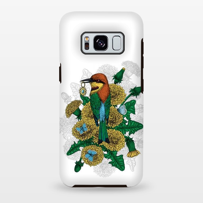 Galaxy S8 plus StrongFit The bee eater with the golden pendant by Katerina Kirilova