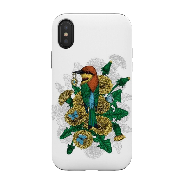 iPhone Xs / X StrongFit The bee eater with the golden pendant by Katerina Kirilova