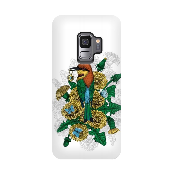 Galaxy S9 StrongFit The bee eater with the golden pendant by Katerina Kirilova